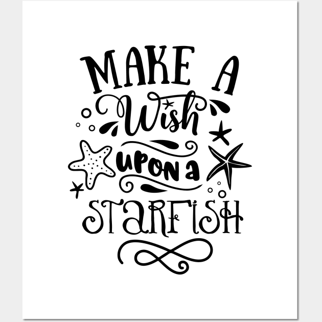 Make a wish upon a starfish Wall Art by busines_night